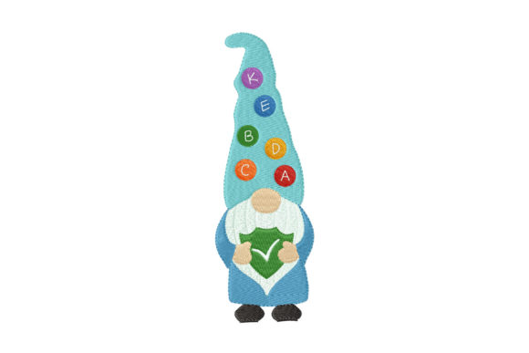 Covid Gnome Vaccinated: A Joyful Embroidery Design