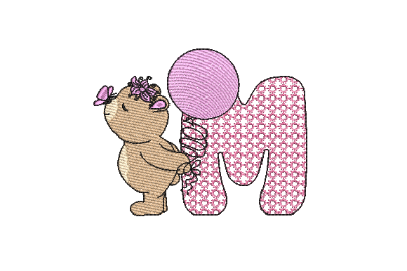 M Girl Teddy: A Cozy Holiday Embroidery Review