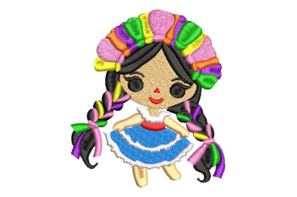 Mexican Doll with Dress: A Boutique Embroidery Review