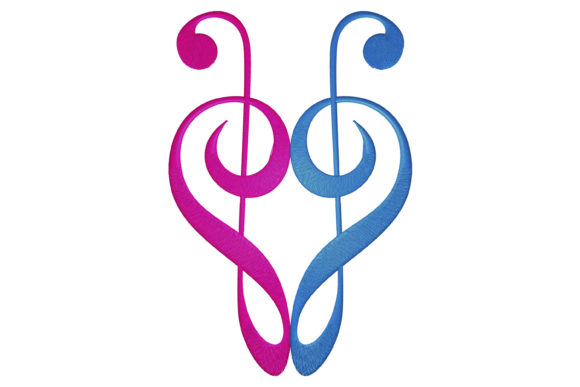 Musical Note Embroidery for Holiday Gifts