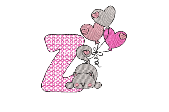 Review: Letter Z Cat Sketch for Modern Embroidery Projects