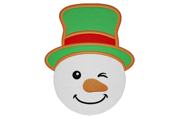 Snowman Head: A Festive Embroidery Design Review