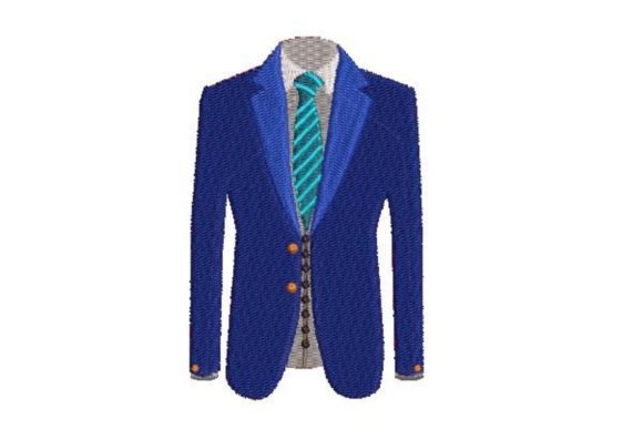 Suit Coat Front: Elegant Embroidery for Custom Gifts
