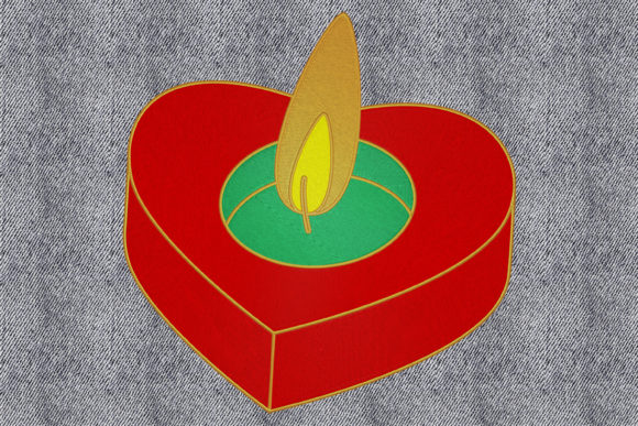 Valentine Candle Embroidery Review